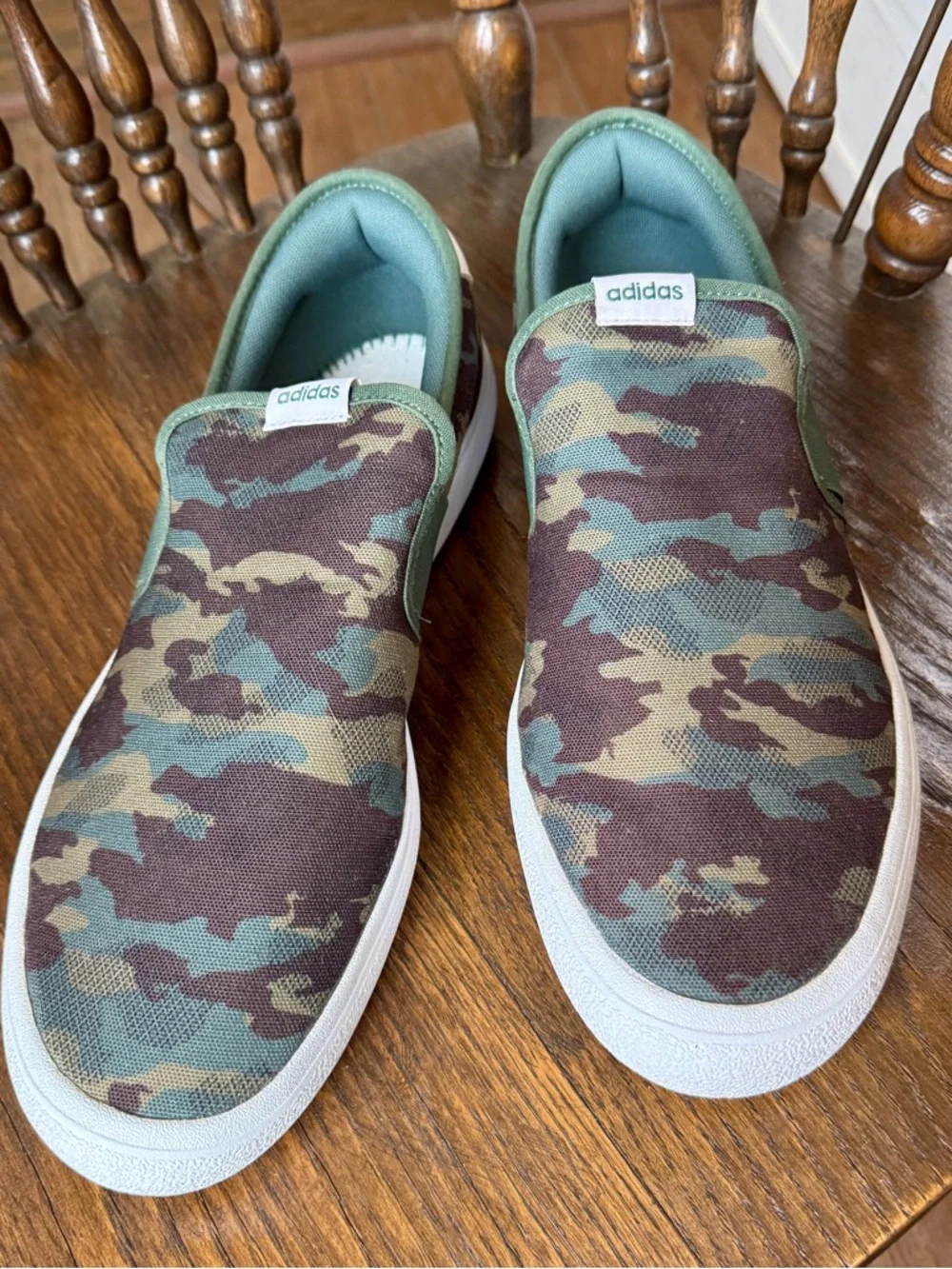 adidas Camouflage Slip-On Sneakers - Picture 1 of 6